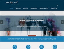 Tablet Screenshot of eventsphere.com